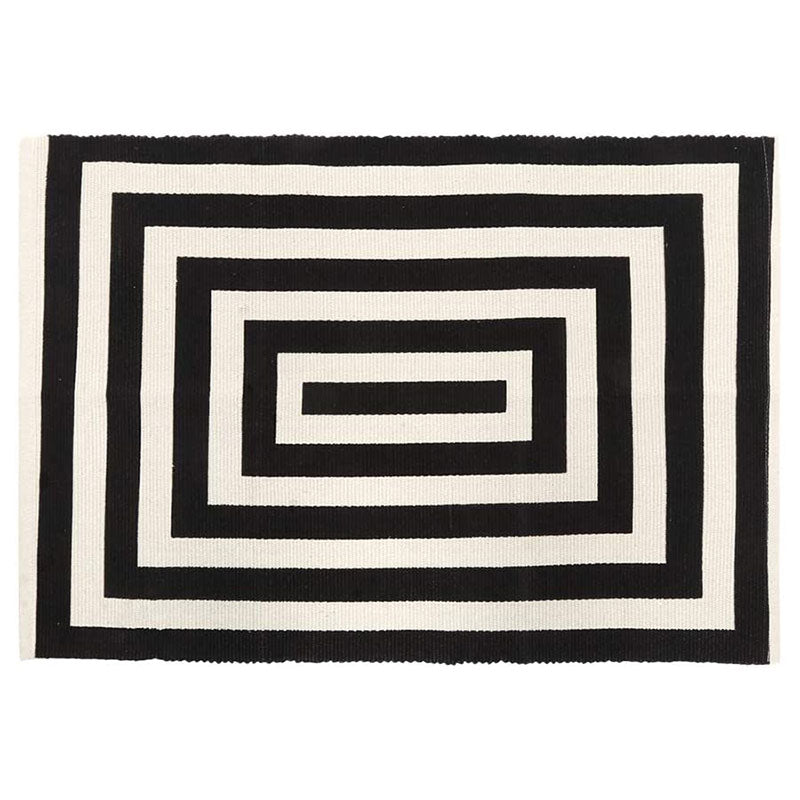 Oversized Entry Rug, Doormat Layering Rug, Striped Rug, Large Accent Rug,  Black and White Area Rug, Striped Doormat Rug, Rug for Front Porch 
